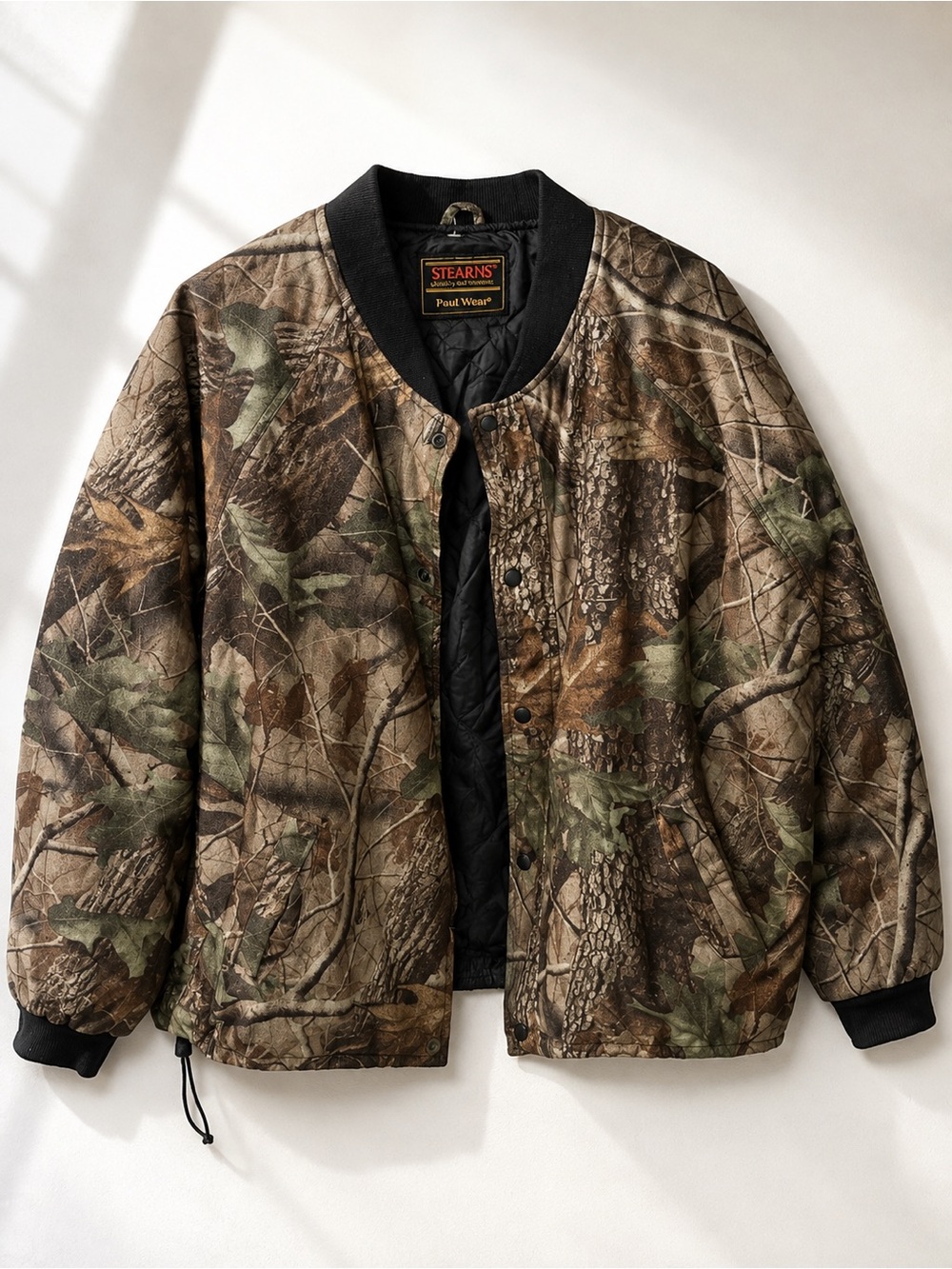 Stearns Paul Wear Realtree Camo Quilted Hunting Jacket